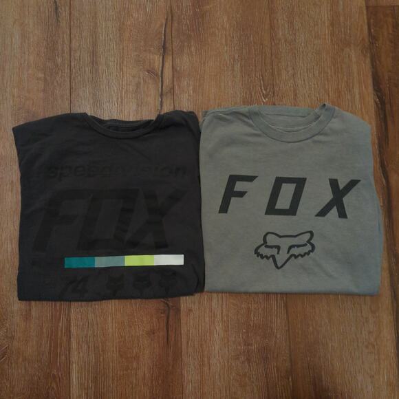Fox Racing Adult Medium Shirt Motorcross Motorcycle Skater Y2K (Lot of 2) - Picture 1 of 12